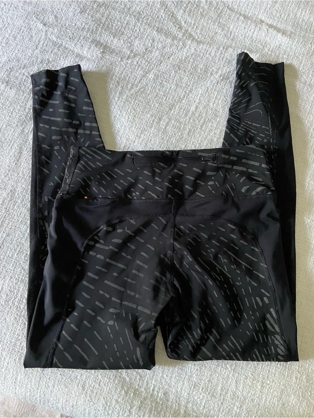 Nike Black Reflective Dri-FIT Leggings with Drawstring and Pockets Women’s Small